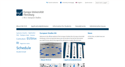 Desktop Screenshot of europeanstudies.info