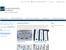 Tablet Screenshot of europeanstudies.info